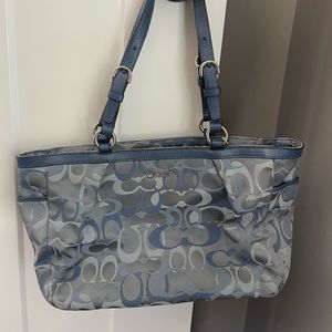 Blue/grey Coach bag
